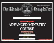 MINISTRY  CERTIFICATE of COMPLETION [8.5 x 11]